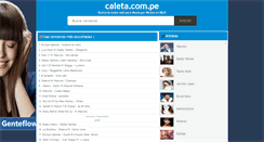 Desktop Screenshot of caleta.com.pe